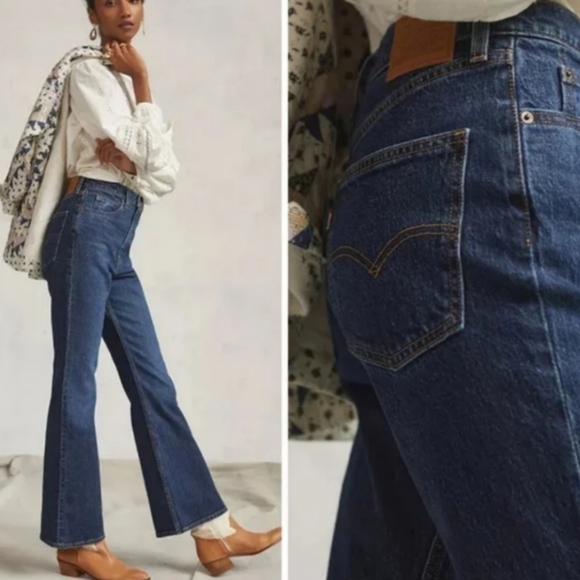 Levi's High Waisted 70's Flare Jeans - Picture 3 of 11